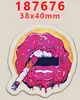Nuevos Accesorios Acrílicos con Fondo Transparente Accesorios para Joyería DIY de Resina Parche Pasador de Pelo Pasador A147464