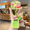 Llavero Calculadora Mini Portátil Auténtico de Crayon Shin-Chan Lindo Colgante de Mochila para Niños Periférico de Anime Dibujos Animados