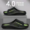 Pantuflas de verano para hombre con suela gruesa y tacto cómodo, adecuadas para el hogar, exteriores, playa, resistentes al olor, sandalias antideslizantes para interiores