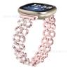 Adecuado para Fitbit versa4 Correa de Reloj Completa de Diamantes de Aleación de Zinc Correa de Reloj Inteligente versa3