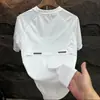 Conjunto de Dos Piezas de Pantalones Cortos de Seda de Hielo de Secado Rápido con Mangas Cortas para Hombre, Traje Deportivo Casual de Moda de Lujo Ligero, Malla Transpirable Fina de Verano