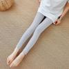 Pantalones de Protección Solar de Seda de Hielo para Mujer para Usar como Ropa Exterior, Leggings de Cintura Alta, Delgados Elásticos Talla Grande, Aspecto Adelgazante, Pantalones de Nueve Puntos Primavera y Verano