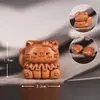 Pêssego Madeira Sândalo Desenho Animado Urso Gatinho Acessórios Pingente Acessórios DIY Peças Pequenas de Madeira Pingente Acessórios Culturais e de Entretenimento