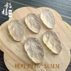 Directamente del fabricante: Collar con Colgante de Ágata Blanca Calcedonia Tipo Hielo, Hebilla de Paz Buda Guanyin Maitreya, Amuleto con Forma de Hoja al por Mayor
