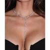 Celebriedade da Internet Mesmo Estilo Sexy Brilhante Diamante Completo Diamante Curto Colar Colar Estilo Europeu e Americano Moda Todas as Ocasiões Colar