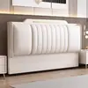 Compra única cabeceira estofamento macio encosto painel traseiro de madeira maciça encosto de cama de chão integrado cabeceira de cama tatami