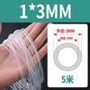 Tubo de Silicone Transparente Atacado [Tamanho Pequeno] Tubo Capilar Mangueira Transparente 0,5 mm / 1/2/3 Tubo de Silicone Fino