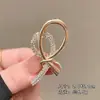 Broche para Traje, Flor de Pecho Anti-Exposición con Lazo, Pin de Pecho de Verano, Botón Anti-Exposición para Camisa sin Coser, Imperdible Versátil