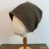 Gorro de Punto para Mujer, Estilo Japonés Casual con Borde Enrollado, Hace que la Cara Parezca Más Pequeña, Versátil para Salir Sin Maquillaje, Cubre la Línea del Cabello