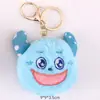 Chaveiro Pingente Monstro Colorido Fofo Acessórios Broche de Pelúcia Desenho Animado Pino Pingente de Bolsa DIY