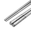 Palillos de Acero Inoxidable 304 Aleación Engrosada Anti-cuadrado Palillos Domésticos Anti-quemaduras Aislamiento Térmico Estilo Chino Regalo Palillos Cuadrados