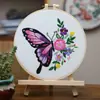 Bolsa de material para bordar, mariposa, colgante, pintura, Lu, bordado hecho a mano, flores para principiantes, adornos decorativos, colgante infantil de Amazon