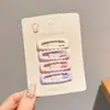 Pasador de Estrella con Gradiente de Colores para Cabello Semirecogido, Pinza para el Cabello Infantil, Pasador para Flequillo Lateral para Niñas, Pasador de Alta Gama con un Toque de Sofisticación