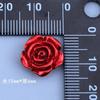 Nuevas rosas rojas DIY material de pegamento crema hecho en casa funda para teléfono móvil accesorios para el cabello resina decorativa accesorios