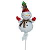 Mini Caricatura Navidad Alienígena Navidad Globo Decoración de Fiesta Caricatura Bastón Muñeco de Nieve Árbol de Navidad Globo de Película de Aluminio