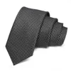 Bestseller transfronterizo, corbata estrecha para hombre de 6 cm, corbata de rayas casual, corbata para hombre hecha a medida, al por mayor en stock, muestra disponible en 7 días