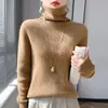 Suéter de Tricô Gola Alta Slim Fit Transfronteiriço, Novo Outono/Inverno 2026 Feminino Macio Pulôver