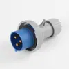 Conector Tomada Plugue à Prova d'Água Industrial Tomada Embutida 16A-32A (IP67) Material de Nylon