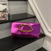 Bolsa de Mão Feminina 2026 Nova Tendência Elegante Brilhante Clutch Bolsa de Festa Elegante Toque de Luxo Bolsa Envelope Bolsa Quadrada