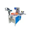 Máquina de Tampografía Rotatoria Haotian de 4 Estaciones Mano Mecánica Corte de Plástico Máquina de Tampografía Monocromática Automática y Totalmente Personalizable