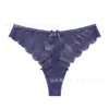 Bragas sensuales para mujer con inserciones de satén, patrón geométrico calado, sexy lazo de encaje, bragas triangulares de talla grande con fuelle de algodón puro