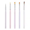 Fabricante de Manicure Manicure Japonesa Aurora Gelo Terapia Translúcida Caneta Caneta de Pintura para Manicure Gancho de Linha Borrada Caneta Puxar Caneta de Manicure