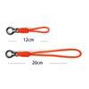 Cuerda de Paraguas Trenzada Lanyard Llavero Largo Cuerda de Mano Anti-pérdida Anillo Abierto Colgante Rápido Mochila