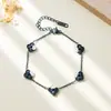 Pulseira de Trevo de Quatro Folhas Transfronteiriça, Joia de Mão em Aço Titânio, Estilo Elegante para o Dia a Dia, Pulseira de Estilo Levemente Luxuosa, Aço Titânio Não Desbota