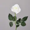 Flor de Rosa Artificial Karl Rose Flor Falsa Gótica Textura Rojo Oscuro Hidratante Exhibición de Boda Arreglo Floral Decoración Floral Flor