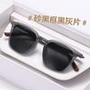 Óculos de Sol Polarizados para Uso Externo de Alto Acabamento, Mesmo Estilo de Celebridades da Internet, Proteção UV, Óculos de Sol Quadrados Modernos e Tendência, Podem Ser Personalizados com Lentes de Grau