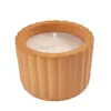 Velas aromáticas de colores con textura vertical, adornos de velas aromáticas de estilo ins, decoración del hogar, velas aromáticas transfronterizas