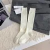 Calcetines Largos de Mujer para Otoño e Invierno, Nuevos, Imitación Cachemir, Cálidos, Color Sólido, Estilo Ins, Espesos y Holgados