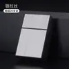 Paquete de 20 Estuches para Cigarrillos Portátil Tapa abatible Plástico Simple Estuche para Cigarrillos a Prueba de Humedad Transfronterizo