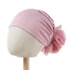 Nuevo Estilo Turbante Floral Grande para Mujer, Gorro de Tela Elástica para Ponerse de Tirón, Turbante Floral de Color Sólido Más Vendido en Amazon