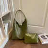 Bolsa tecida em PU da moda para mulheres, novo modelo 2026, bolsa tote de grande capacidade para mãe e filha, bolsa de ombro versátil para o dia a dia