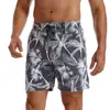 Comercio exterior Pantalones de playa de secado rápido para hombre a rayas estampado europeo y americano tela lavada bañadores transfronterizos talla grande shorts casuales