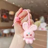 Chaveiro de Bebê Fofo de Três Anos com Revestimento de Desenho Animado Pingente de Boneca Borboleta com Orelha Vertical Criativo Tendência Decorativo Pequeno Presente Atacado