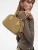 Bolsa de mano simple de gamuza con textura esmerilada para bolos, nueva de principios de primavera, bolso Boston retro para ir al trabajo
