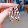 Pendientes de Aro Completamente Diamantados Long Rui Estilo Europeo y Americano Personalidad Transfronteriza Incrustaciones de Pedrería Pendientes tipo Ear Cuff en forma de C para Mujer Deseo Nuevo Estilo Accesorios