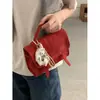 Bolsa de Mão Moda Estilo Coreano Pequena Tote Bag para Mulheres 2026 Nova Simples Bolsa Cambridge Versátil Ombro Transversal Pequena Quadrada