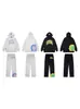 Sudadera con capucha de forro polar y espuma estilo Synaworld American Drill High Street Hip-Hop Pantalones Deportivos de Moda para Hombre