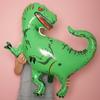 Fábrica por atacado tema de festa de dinossauro balão decorativo de filme de alumínio tiranossauro raptor dragão de pescoço longo balão de folha de alumínio
