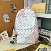 Nueva Mochila Shuai Mijia de Gran Capacidad y Aspecto Moderno con Diseño Casual Estampado, Adecuada para Estudiantes de Secundaria y Preparatoria, con Lunares