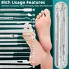 Set de Cuidado de Pies de Acero Inoxidable Transfronterizo Salón de Uñas Tenedor para Piel Muerta Recogedor de Uñas de Doble Cabeza Lima para Pies Herramienta de Exfoliación