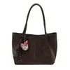 Bolso tote fresco de moda para mujer de este año, nuevo bolso de hombro plisado de color liso para otoño 2026, bolso de axila para ir al trabajo