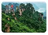 Imanes de Vidrio Decorativos de Zhangjiajie, Hunan, Acantilados de Piedra, Cuevas Misteriosas, Decoraciones de Bosque de Montaña, Decoración del Hogar, Souvenirs de Viaje, Artículos Decorativos