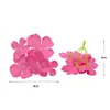 Cabeça de Hortênsia para Simulação 5 Galhos Flores de Hortênsia Flor de Hortênsia Rosa Arranjo de Flores para Parede Flor para Sapato Flor para Chapéu Flor DIY Cabeça de Flor Atacado