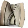 Botas de Nieve Henan Sangpo Suela Gruesa Bota Tipo Calcetín Estilo Étnico 20597