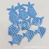 Artesanato Série Oceano Estrela do Mar Concha Decorações de Madeira Tricolores diy Lascas de Madeira Artesanais