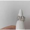 Anillo de lujo ligero con diseño de nicho, estilo frío, de alta calidad, moderno y personalizado, abierto, elegante para estudiantes.